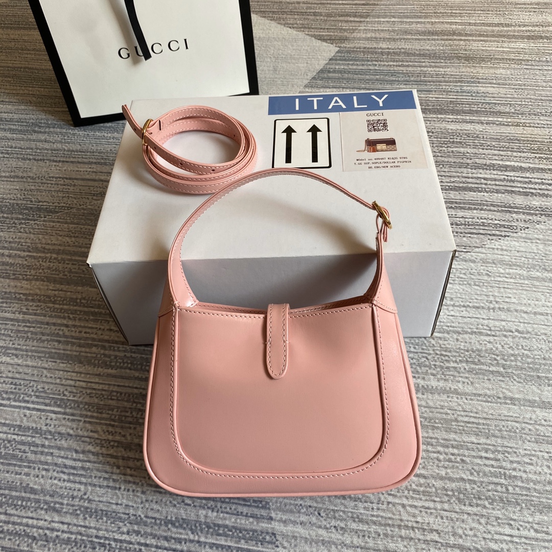 Gucci Jackie 1961 Mini Shoulder Bag 637091 Light pink